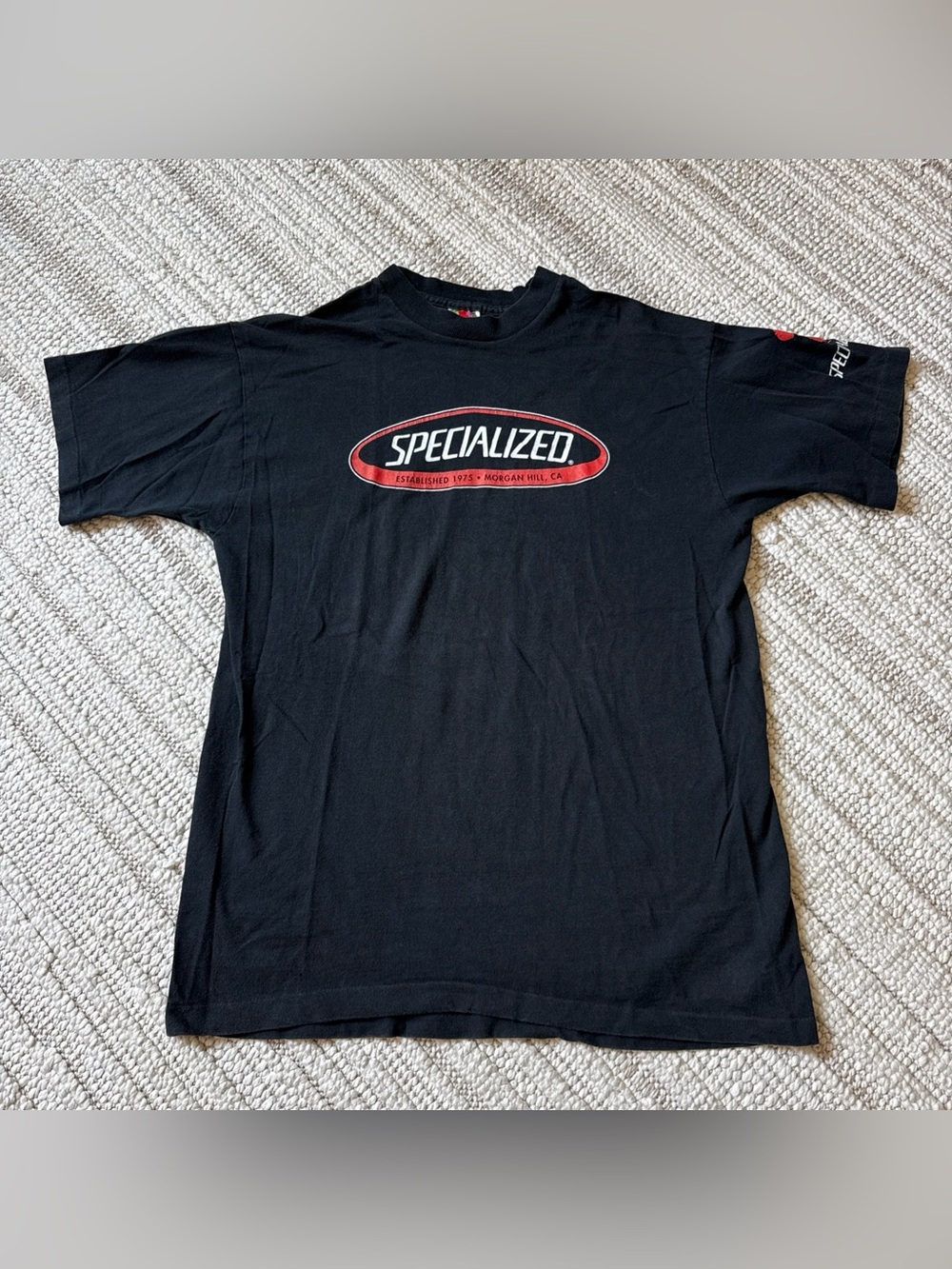 SPECIALIZED MTB Vintage T Shirt. Mens Size L Vtg Single Stitch! EMTB Cycling Tee